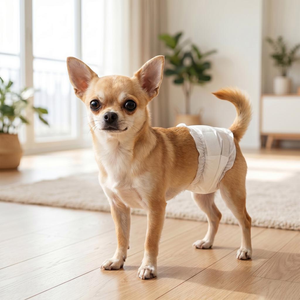 Disposable Dog Diapers Male Absorbent Dog Nappies XS 20-28 cm