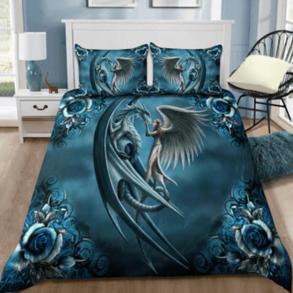 Tmarc Tee Customized Name Trucker Bedding Set Cover Bedroom Decor Pillowcase