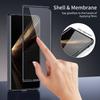 AG Frosted Backplate Vacuum Plated Bezel Spring Hinge Glass Protector Case For Honor Magic V5 MAGIC V3 Camera Protection Cover