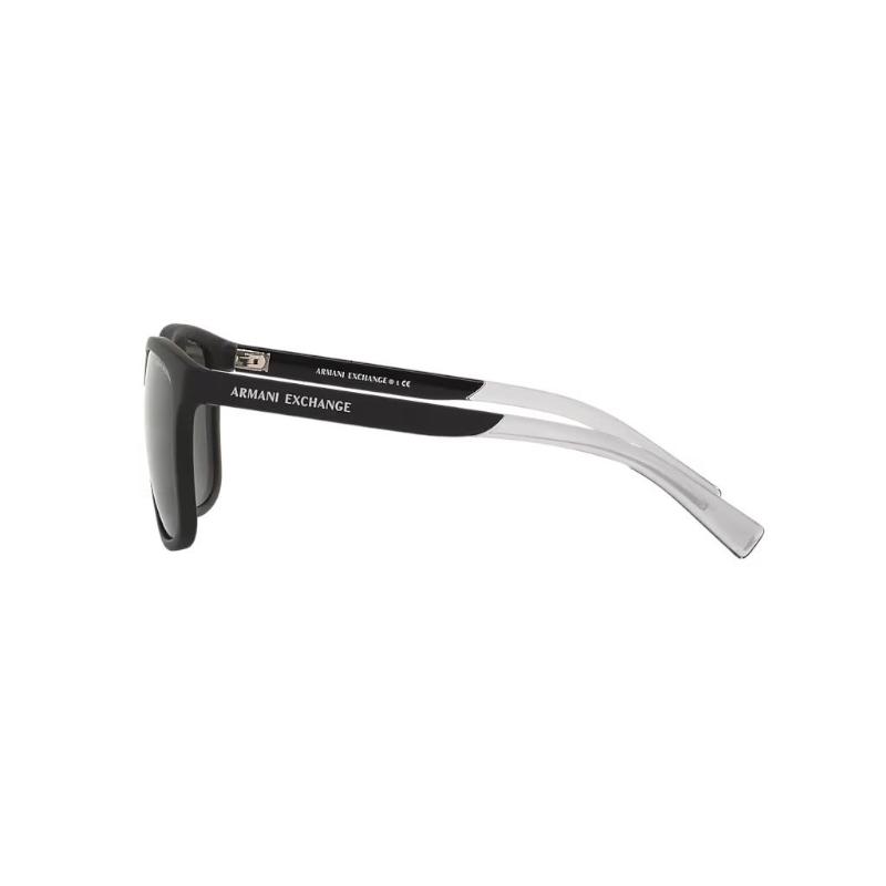 Armani Exchange Exquisite Comfortable Square Sunglasses Unisex sunglasses Matte-Black 0AX4049SF-81828757