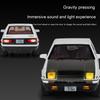 Initial D 1/30 Toyota AE86 Truend JDM Sports Car Alloy Diecast Metal Model Car Sound & Light Jump The Light Collection Hobby Boy