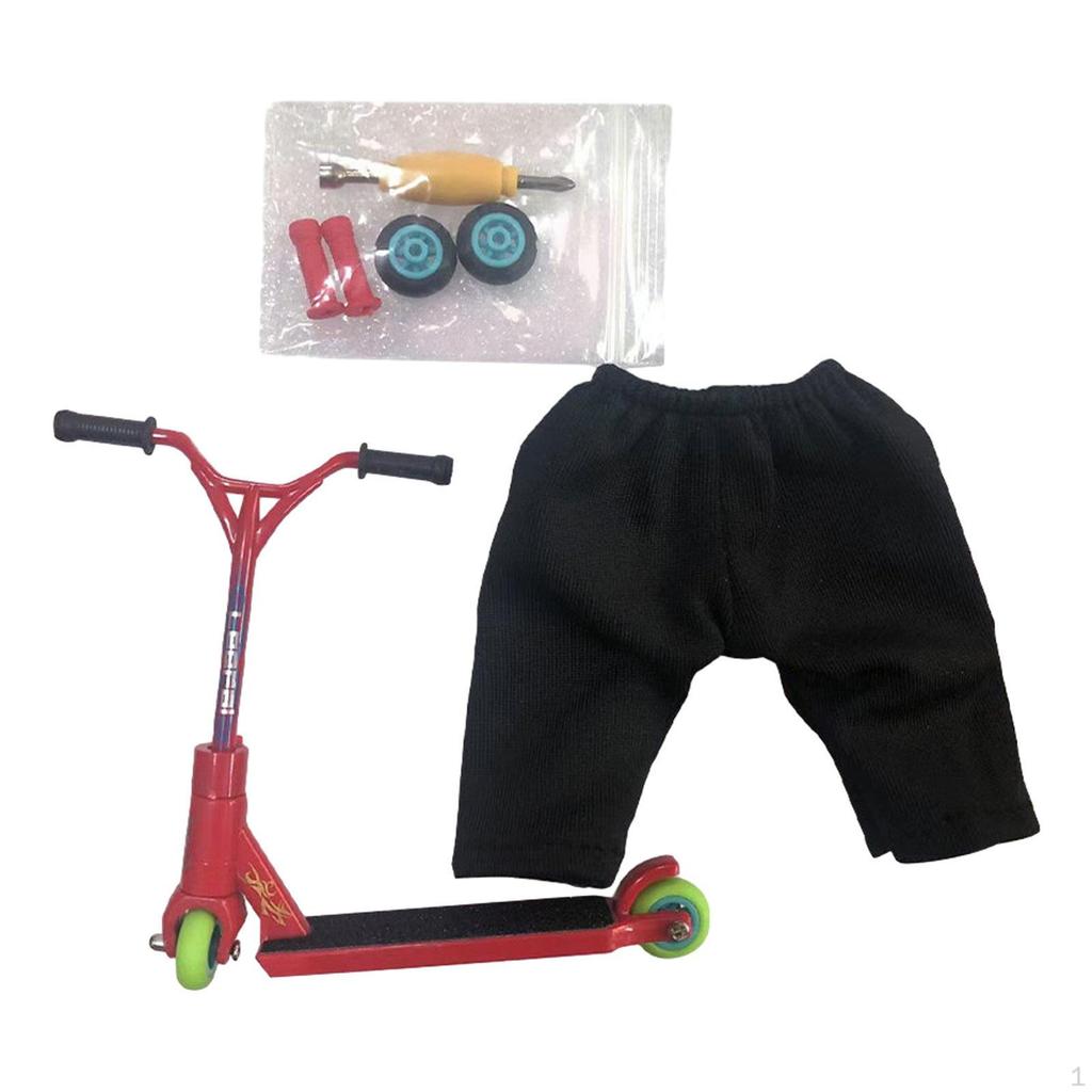 Alloy Finger Scooter Fingertip Balance Photo Props Fingerboard Home Decor