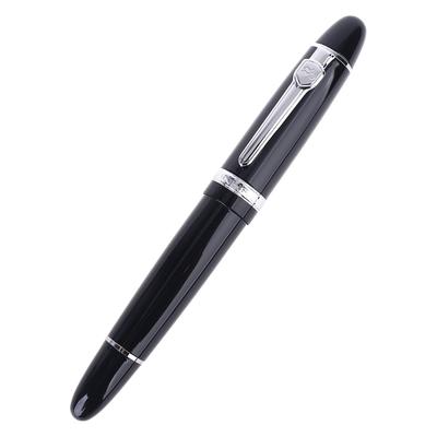 NEW New Jinhao 159 Black And Silver M Nib Fountain Pen Thick