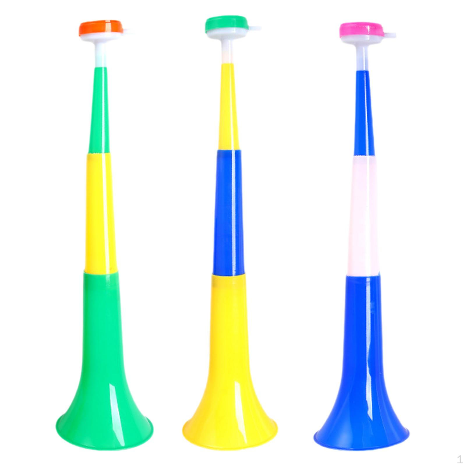 

3x Stadium Cheer Fan Trumpet Kid Noise Maker Cheering Props Cheerleading for Sports