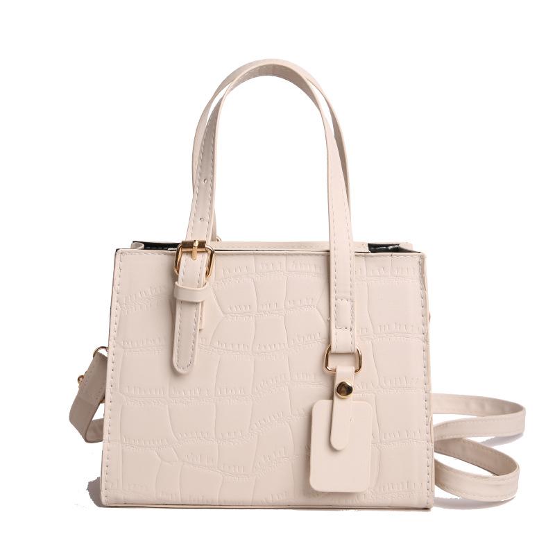 Leather niche temperament bag women's 2025 new light luxury messenger bag high-end portable tote bag