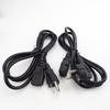 Euro Plug To EU AU Extension Electric LCD Cord 1.5m  For Monitor Printer IEC C13 AC