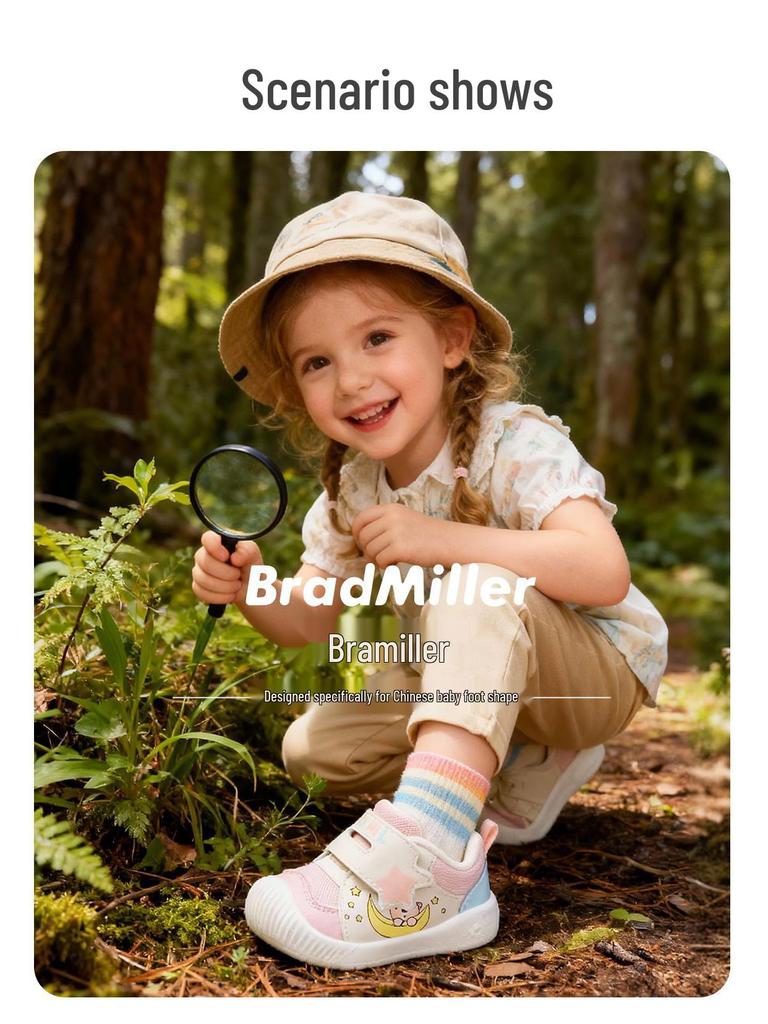 2026 Spring Baby Walker Shoes: Breathable Mesh, Soft Sole for Boys & Girls