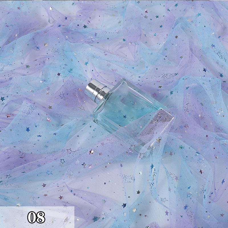 4/6/8/10 Yard Colorful Gradient Rainbow Mesh Fabric Rainbow Tulle Fabric For Diy Tutu Skirt Princess Dress Wedding Party Decor