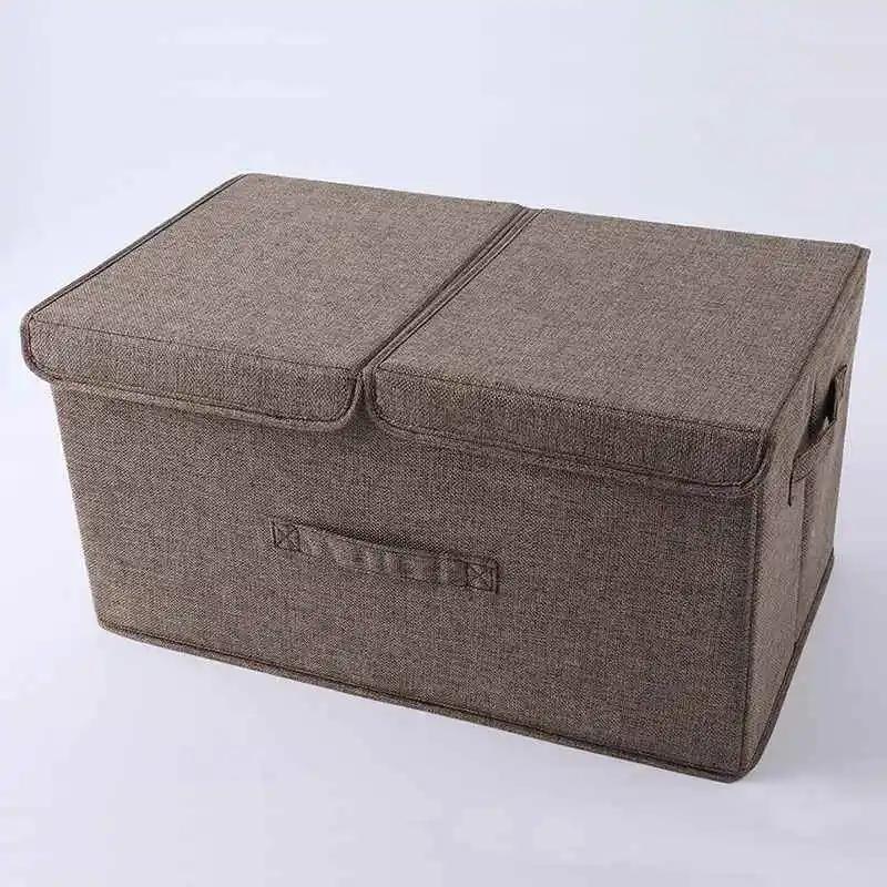 Foldable Anti-Mold Storage Box - Large Capacity Organizer for Clothes & Blankets, Zippered Container for Home