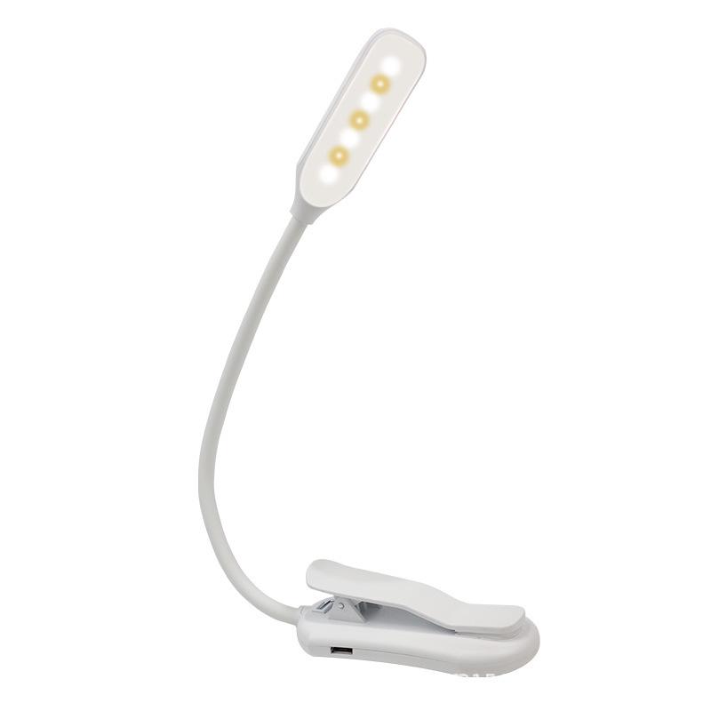LED Eye Protection USB Clip-On Desk Lamp for Reading