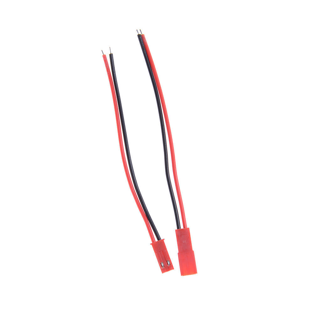 10Pair 2 Pin Jst 100Mm Pitch 2.54Mm Male And Female Wire Connector Plug Cable