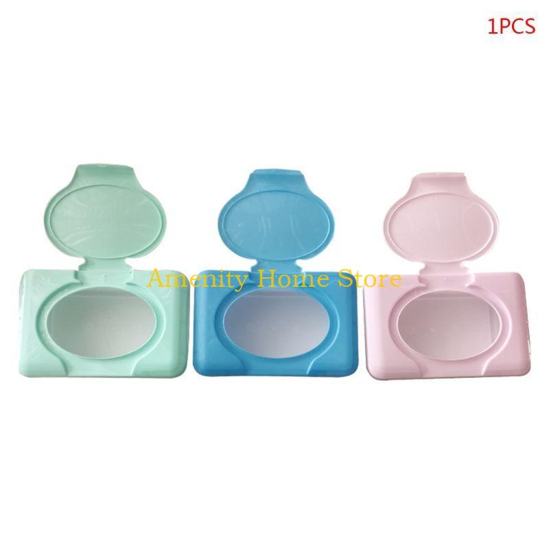F26C Tabletop Tissue Organizer Baby Wet Wipe Storage Box for Living Room Bedroom Kitchen Countertops Wipe Dispenser Dustproof