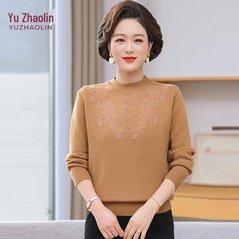 YUZHAOLIN Women's Autumn/Winter Mock Neck Warm Sweater