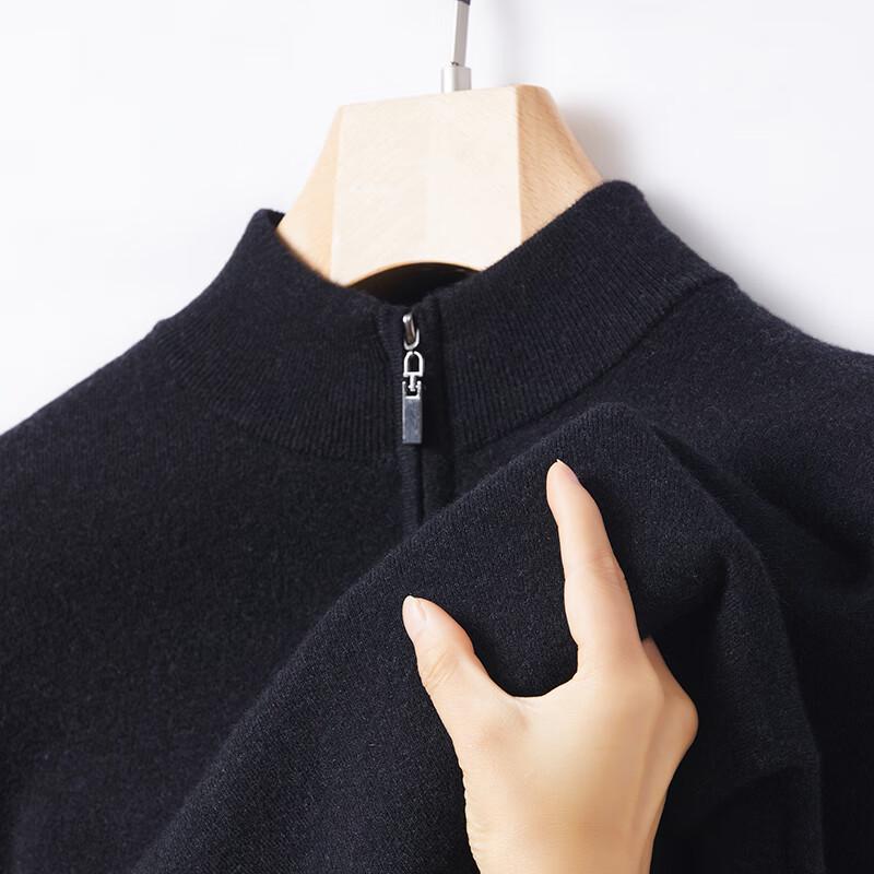 

Yiliteng Men s 100% Wool Half-Zip Pullover Sweater 3XL