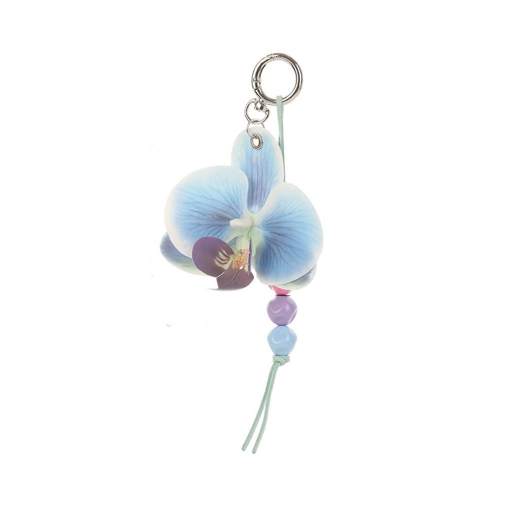 Beads Floral Key Chain Colorful Bag Pendant Lovely Flower Keychain Kids