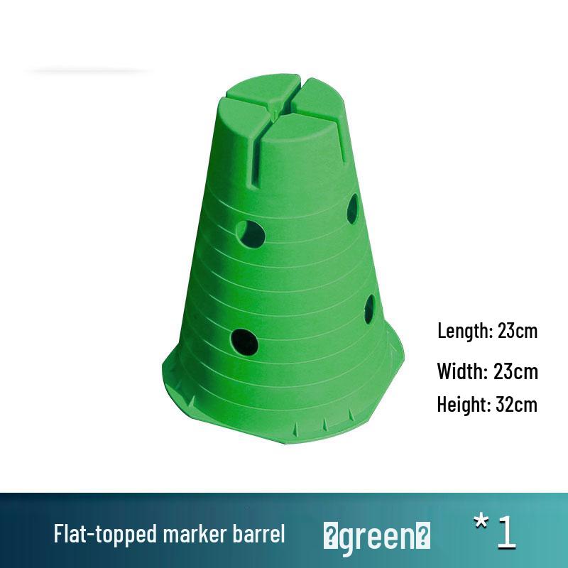 Children's Sensory Training Ice Cream Marker Cones with Holes - Kindergarten Flat-Top Bucket Hurdles and Teaching Aids