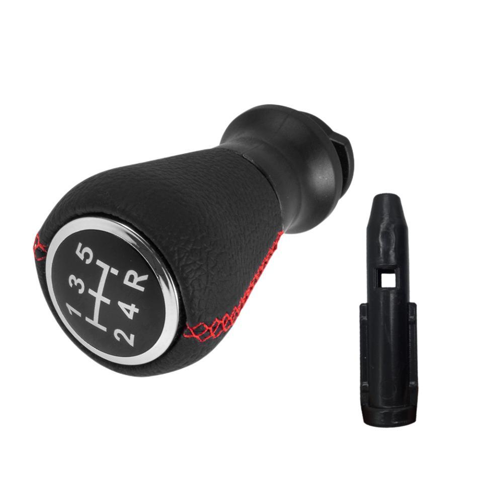 For Peugeot 207 307 406 / Citroen C3 C4 C5 Leather Gear Shift Knob Lever Shifter Stick Gaiter Boot Collar Case Cars Accessories