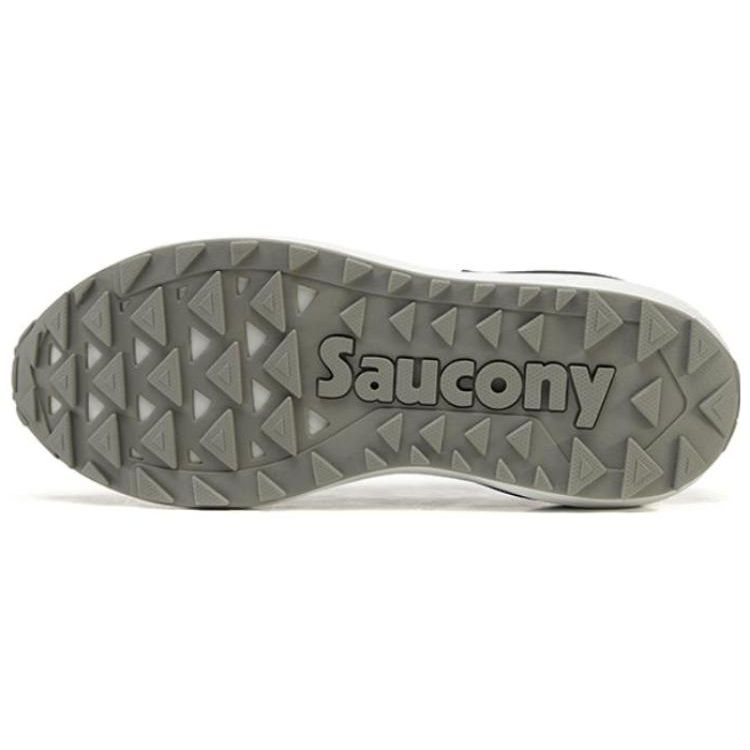 Saucony Jazz Renew Mesh Nylon Sports Comfortable Wear-Resistant Breathable Low-Top Lifestyle Casual Shoes Unisex sneaker White Gray S79040-2