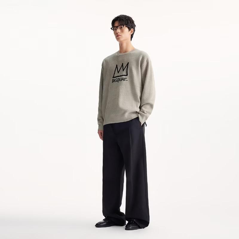 Jack & Jones BSQ Collaboration Men's Loose Round Neck Sweater