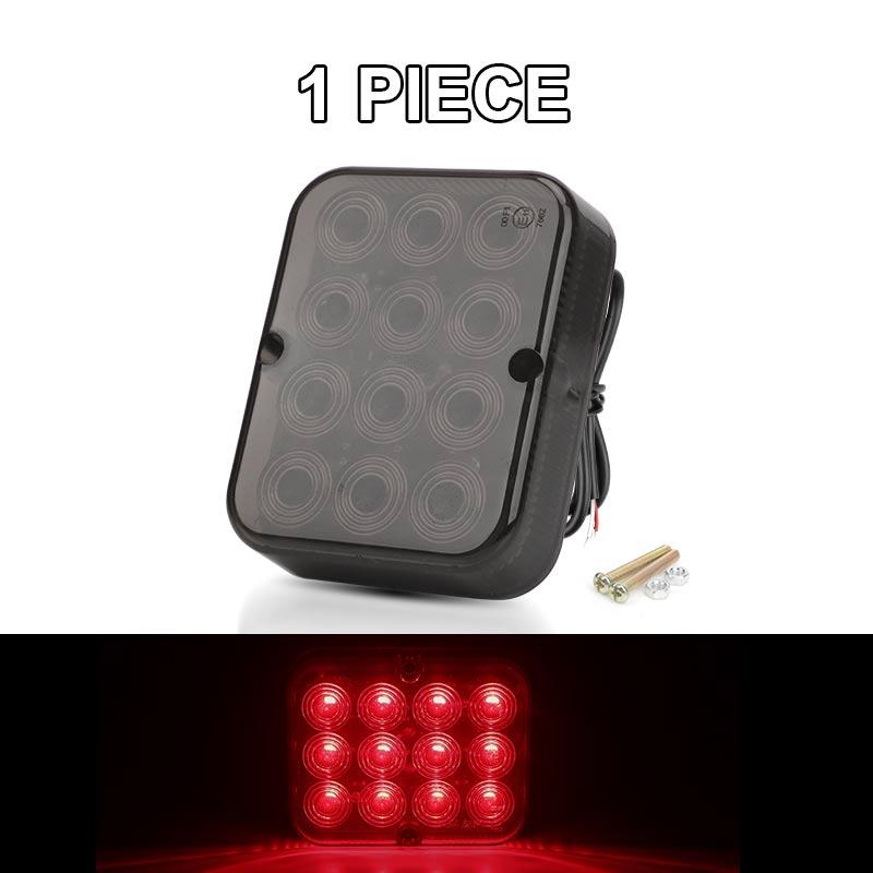 12V 24V 12 LED Rear Tail Light Fog Light Driving Lamps Safety Warning Brake Stop For Car Truck Trailer Boat Caravan Lorry Bus