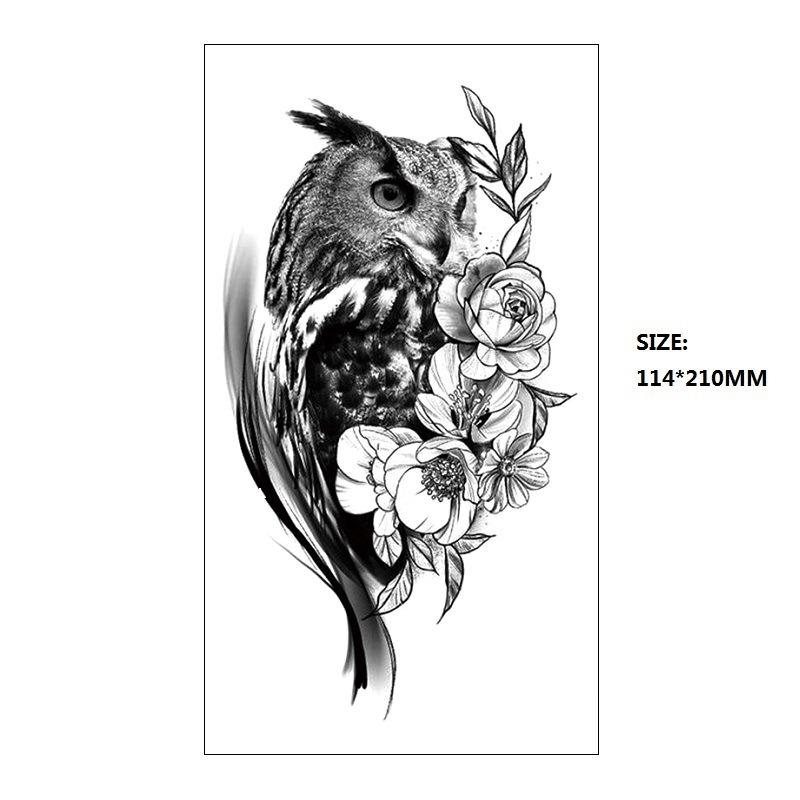 Black Astronaut Beautiful Woman Classical Figure Small Full Arm Xqb Water Transfer, Simulation Disposable Tattoo Sticker