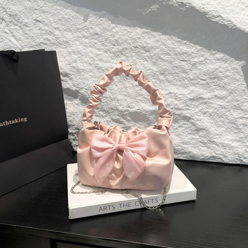 Popular and Beautiful Handbag Women's New Trend Fashion Sweet Girl Bow Chain Shoulder Messenger Bag