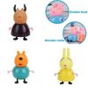 Bunte umweltfreundliche Peppa Pig Familie Freunde Actionfiguren für Kinder 25-teiliges Set