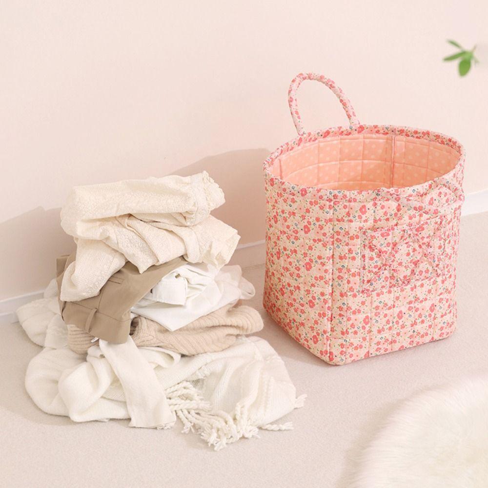 Large Capacity Dirty Clothes Basket with Handle Toy Storage Basket  Home Organizing