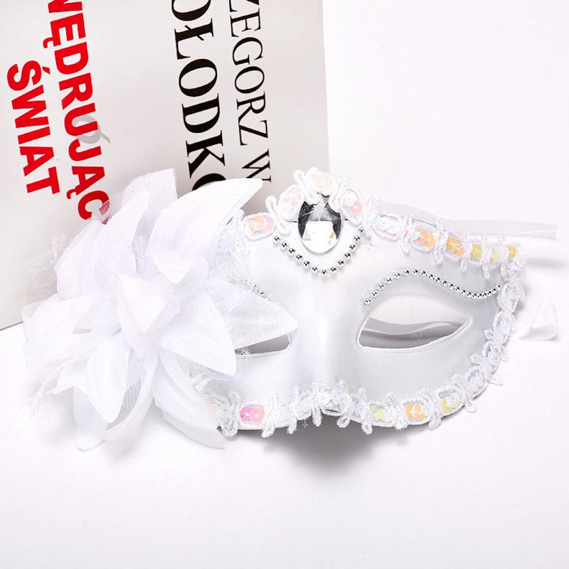 1Pc Lily Decoration Cosplay Mask Sexy Multicolored Dance Dress Up Plastic