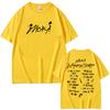 Singer Mora Lo Mismo De Siempre Album Letter Graphic T Shirt Men Women Fashion Harajuku T-Shirt Summer O-Neck Casual Cotton Tees