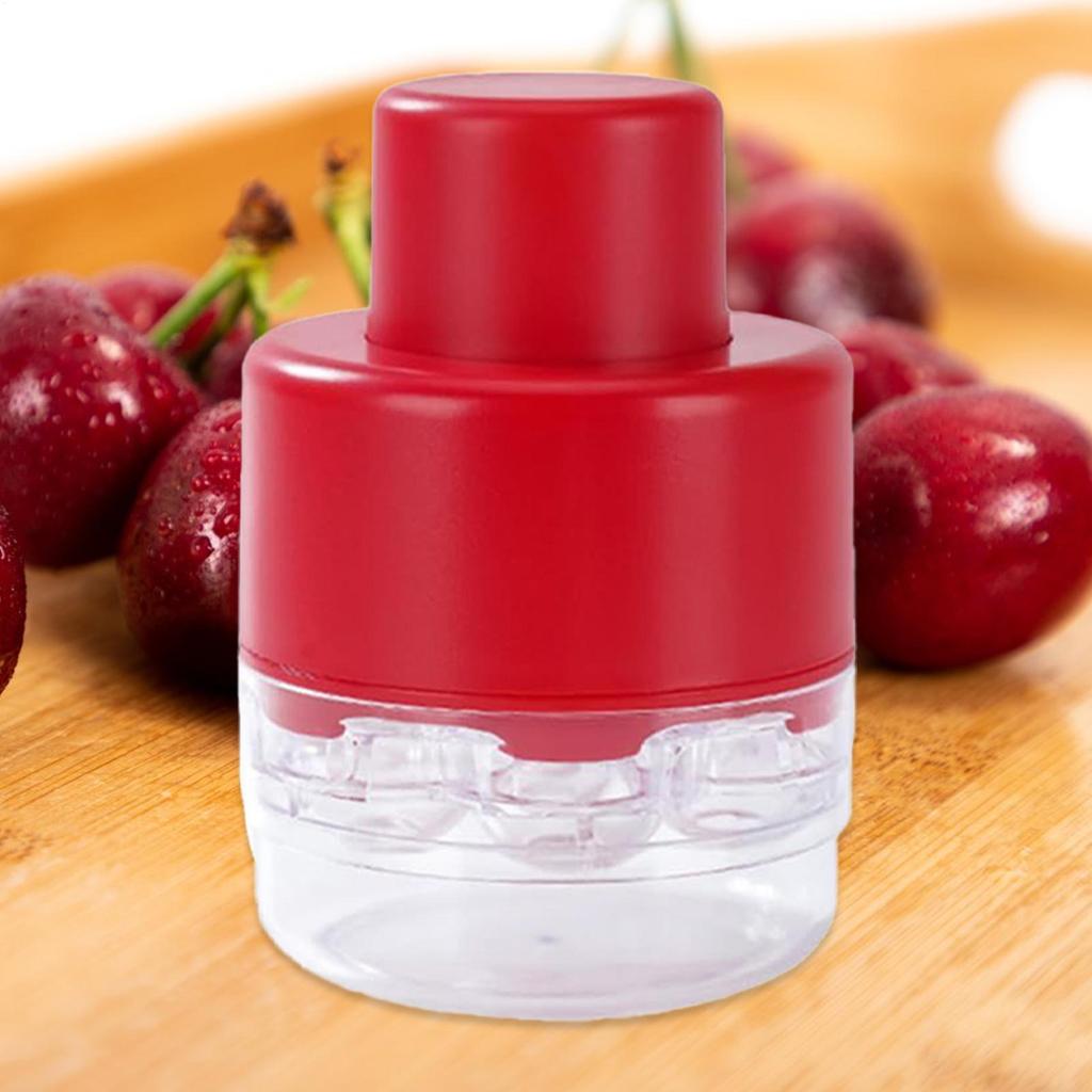 Cherry Pitter Olive Seed Squeeze Tool Stoner Remover Corer Pitter Stone Seed Remover Transparent Plastic Kitchen Tool