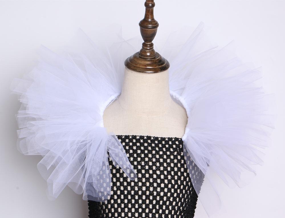 Peach Heart Queen Mesh Puffy Skirt: Red Queen Alice in Wonderland Kids Halloween Costume