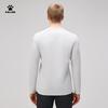 KELME Spring Cotton-Feel Quick-Dry Long Sleeve Sports T-Shirt Running Football Training Long Sleeve Sportswear Agate