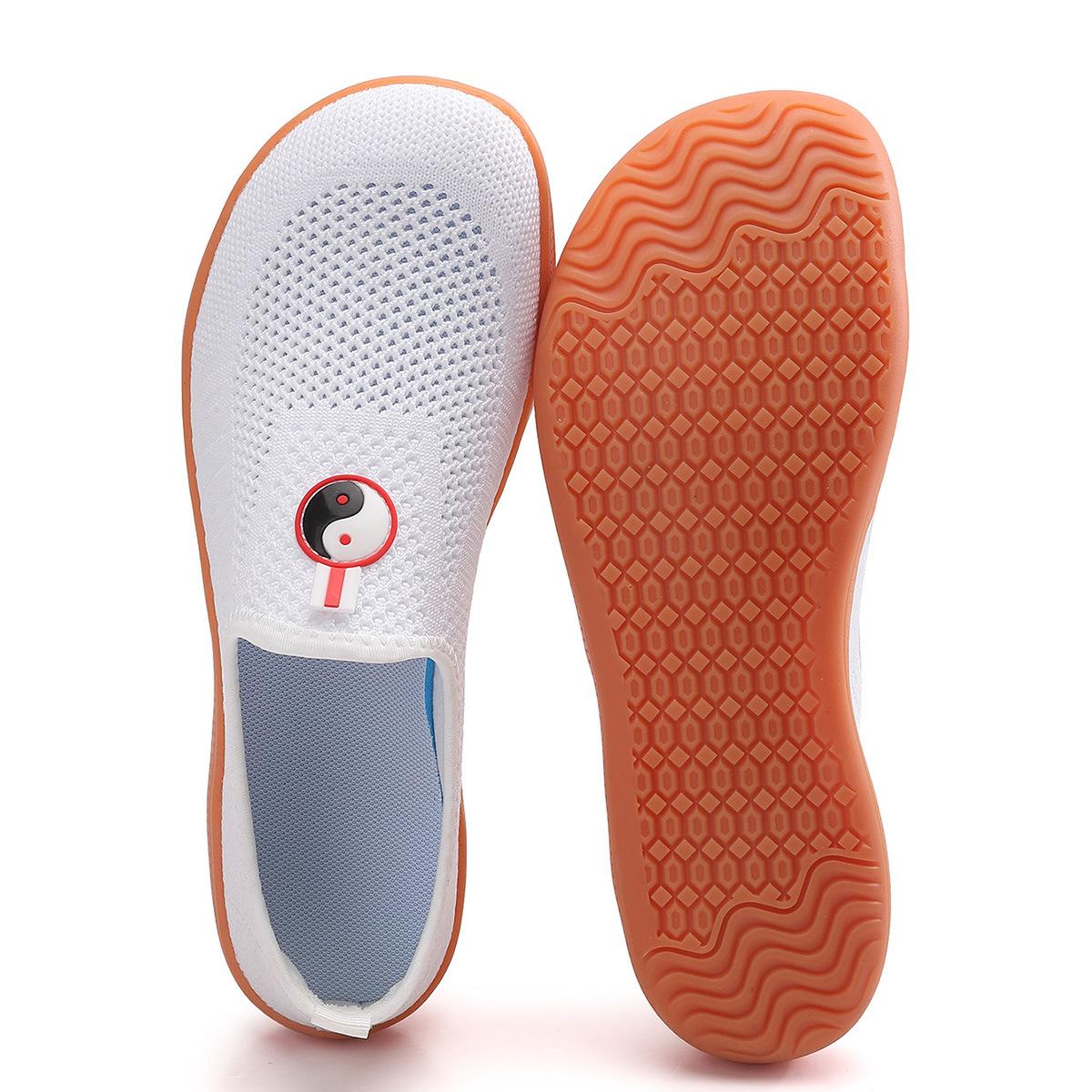 

New Tai Chi Shoes Men s and Women s Mesh Breathable Barefoot Shoes Tai Chi Practice Shoes Baduanjin Kung Fu Shoes 40 білий
