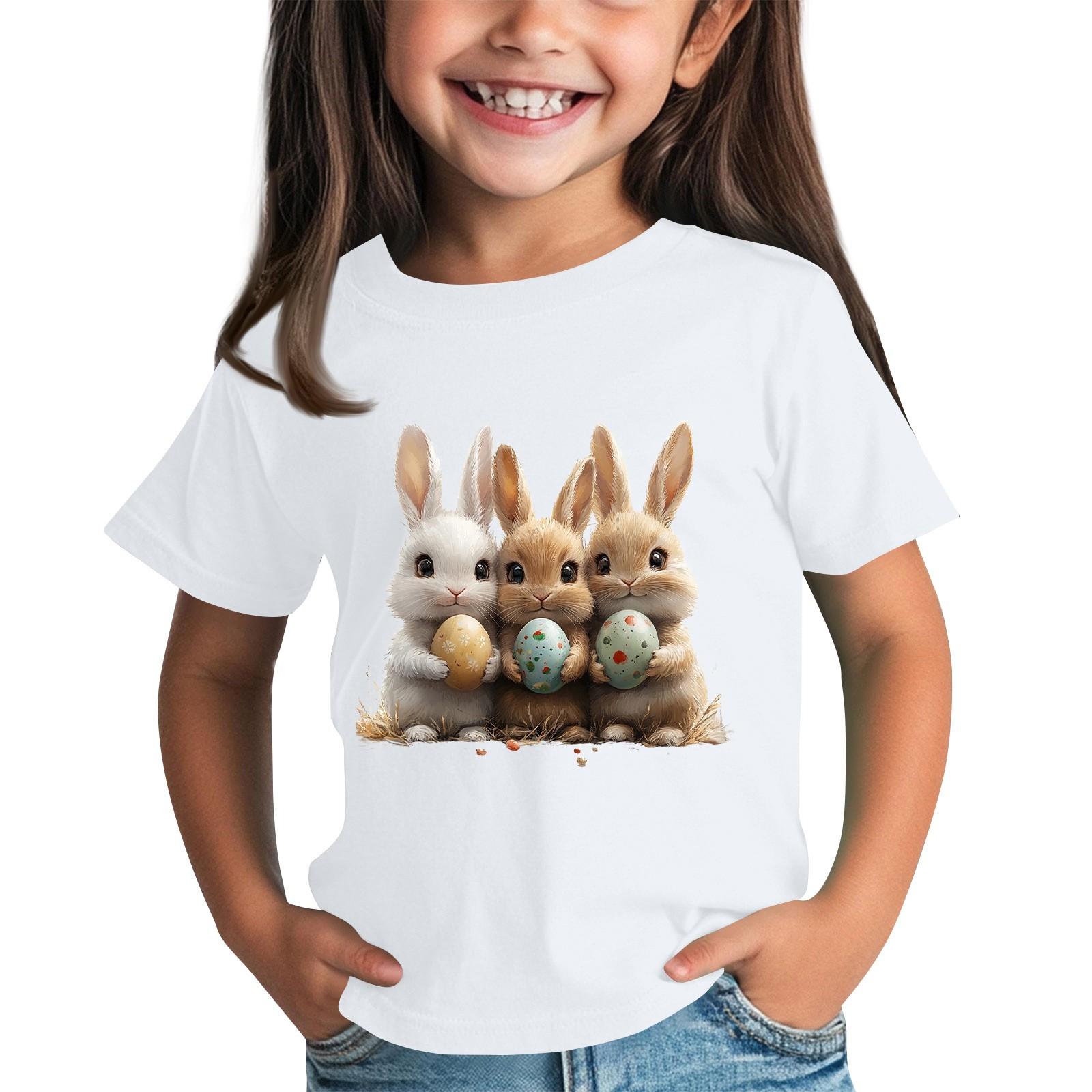 

Футболки для малышей, девочек и мальчиков, детские футболки с короткими рукавами и принтом для мальчиков и девочек 2-12 лет 160 белый