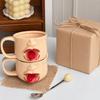 300ml Movable Tongue Cup Playful Ceramic Mug Water Cup Restless Tongue Cup  Gift