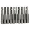 10Pcs Hex Socket Set with Strong Magnetic Chrome Vanadium Steel Hand Tools 6 X 6.35mm