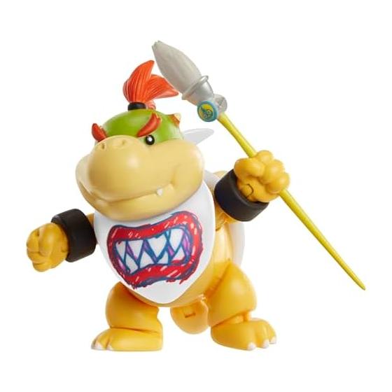 Sanei Boeki Super Mario Figure Collection Plus Bowser Jr. with Brush FCP-006
