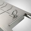 Durable Metal Cooking Plate For Outdoor Fire Pit And Backyard Roasting