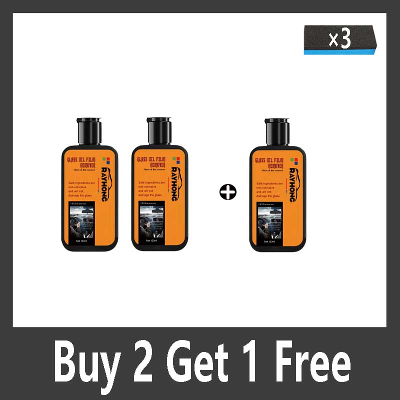 Motorcycle Glass Oil Film Remover Glass Polishing Compound Windshield Cleaner Car Glass Polishing Clear Window Auto Detailing