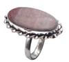 Rhodochrosite Natural Gemstone Antique Silver Ring US Size-7.75 R 4975