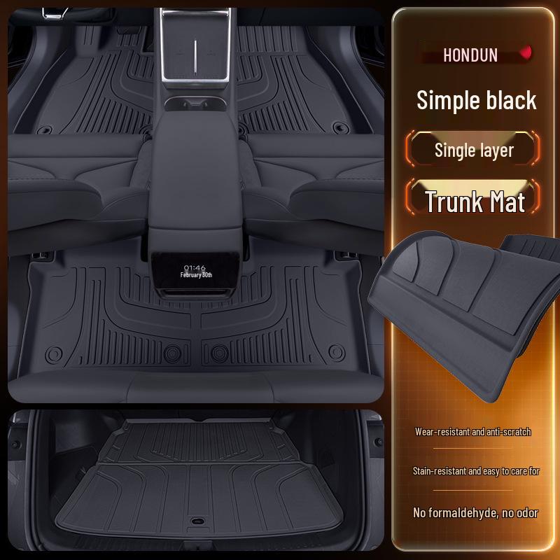 XPeng P7 2025 TPE Floor Mats: Complete Car Interior Carpet Set