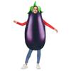 Vegetable Eggplant Costume, Halloween Carnival Adult Party Costume