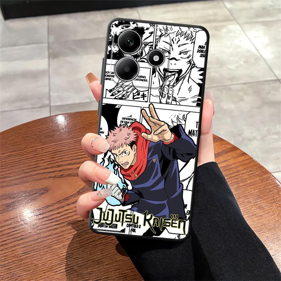 

Аниме J-Jujutsu K-Kaisen Чехол для Xiaomi Redmi Note 11 13 12 Pro Plus 9s 11S 10 9 8 Pro 10S 12S Мягкая задняя крышка телефона Redmi Note 9S