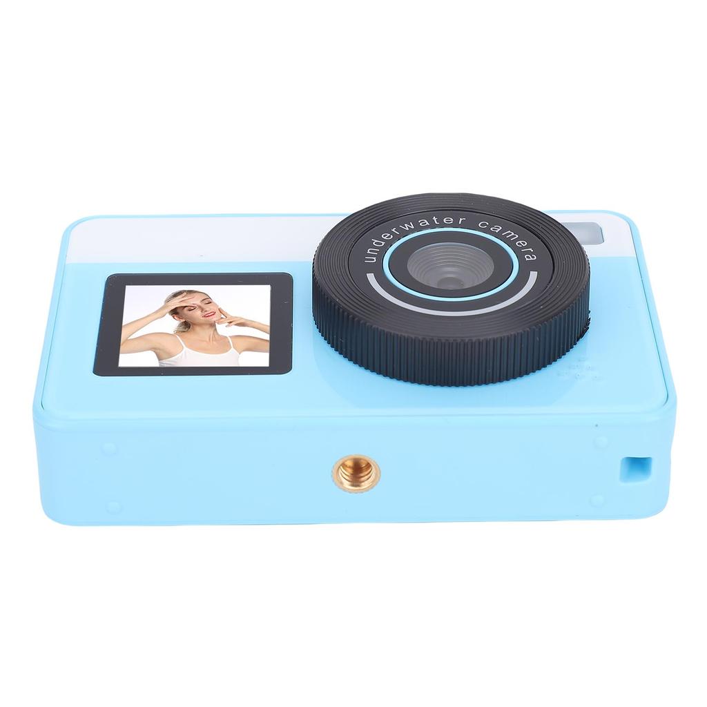 Underwater Digital Camera Waterproofing 18X Zoom 48MP Auto  Dual Screen Selfie Camera with 2.88 Inch HD Screen for Snorkeling Surfing Swimming