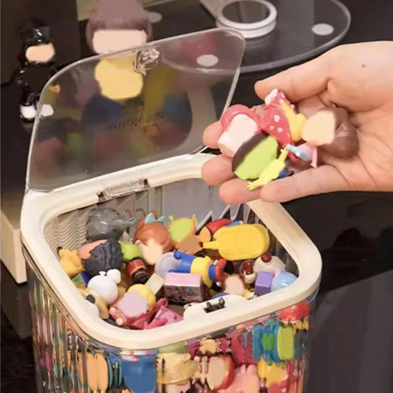 Transparent storage box, laundry bead storage box, storage container for hair rings and hair clips, desktop miscellaneous box