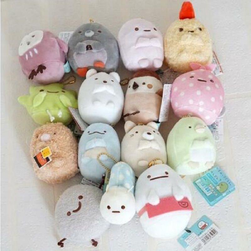 Adorable Plush Keychain Cute Animal Character Toys Soft And Cuddly Pp Cotton