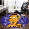 Garfield Print Round Rug, Washable Floor Carpet, For Entryway Dorm Laundry Room Office Study, Home Decor Birthday Christmas Gift