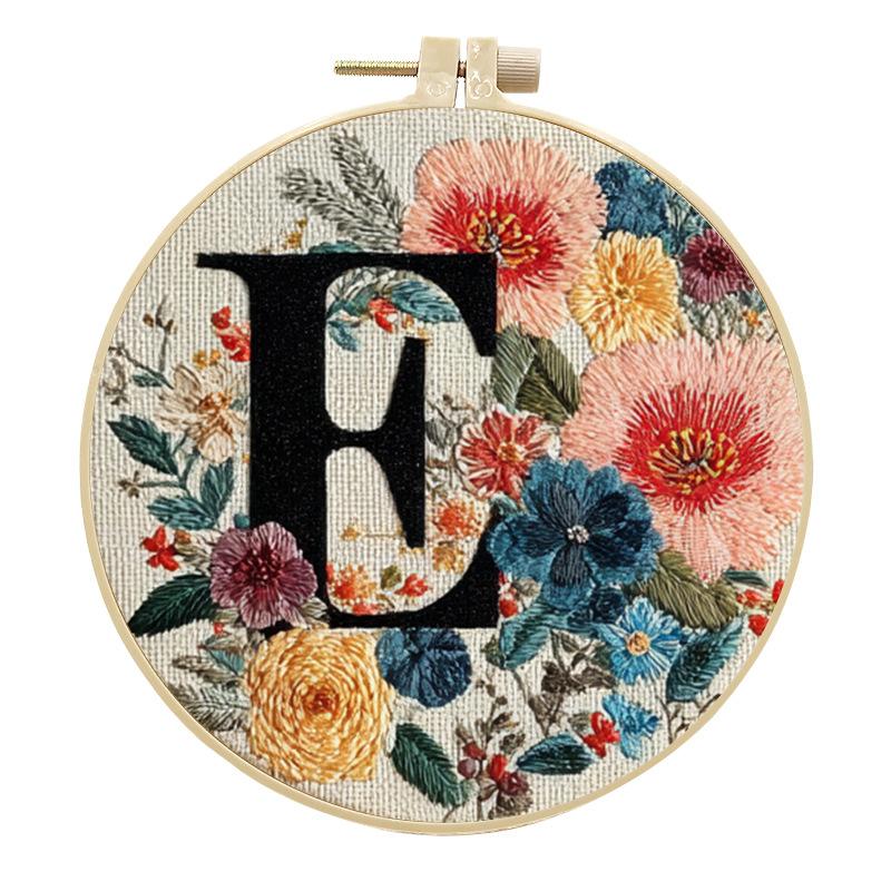 

1 шт. Набор для вышивания ко Дню святого Валентина, сделай сам, из ткани, с инструментами 20cm