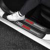 Für Audi RS3 Hochwertiger Carbonfaser Auto Türschwellenschutz Aufkleber Für Audi A1 A2 A3 A4 A5 A6 A7 A8 Q1 Q2 Q3 Q4 Q5 Q6 Q7 Q8 TT RS3 S5 RS7